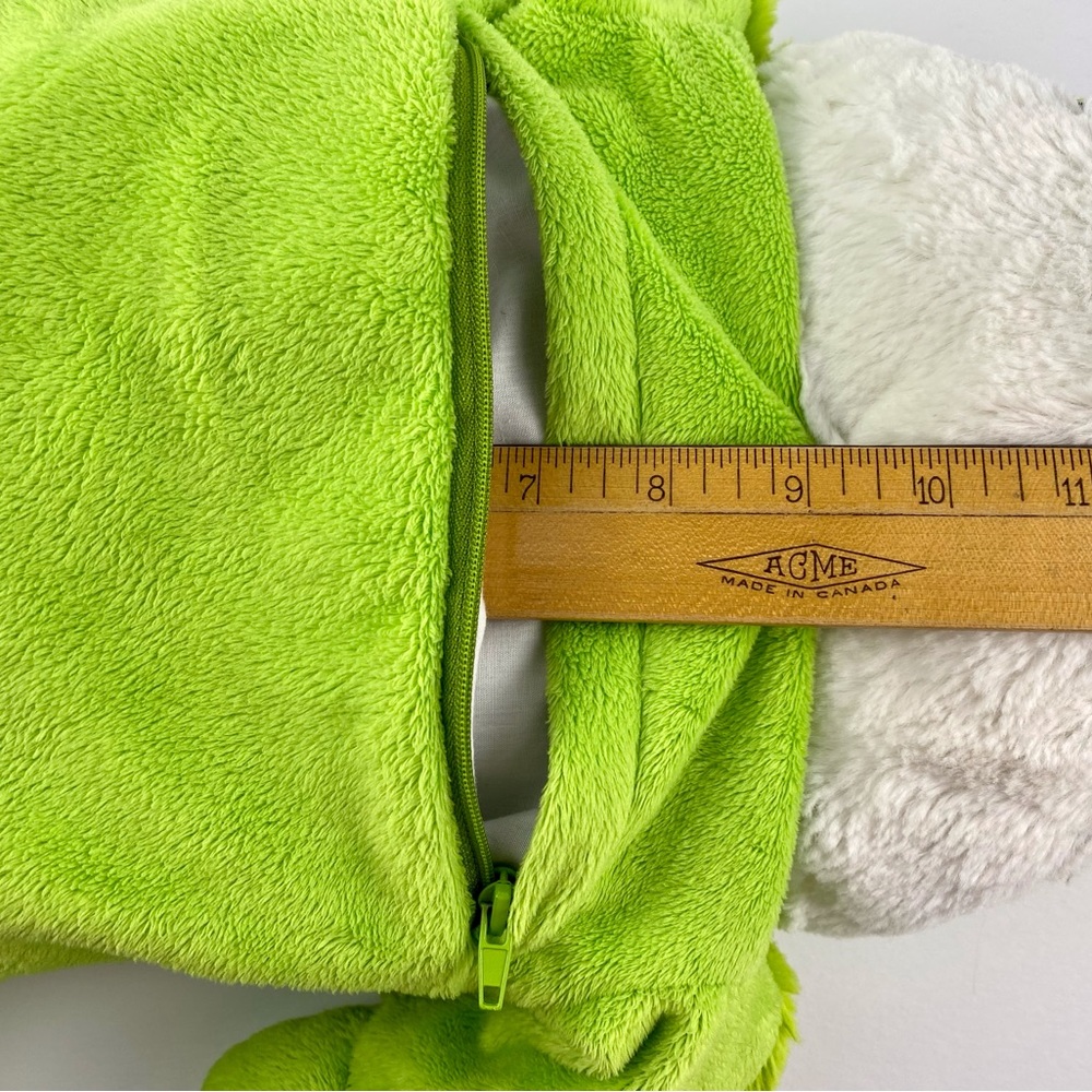 Wildkin Luggables frog backpack plush, 15" wearable stuffed frog with pocket - Picture 7 of 10